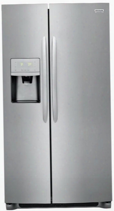 Dghk2355tf 36" Side By Side Refrigerator With 22 Cu. Ft. Total Capacity Store More Freezer Smudge-proof Stainless Steel Pureair Ultra Filters And