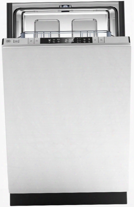 Dw18pr 18" Built In Dishwasher With 8 Place Setting 4 Wash Options Triple Filter System Concealed Controls And 49 Dba In Panel