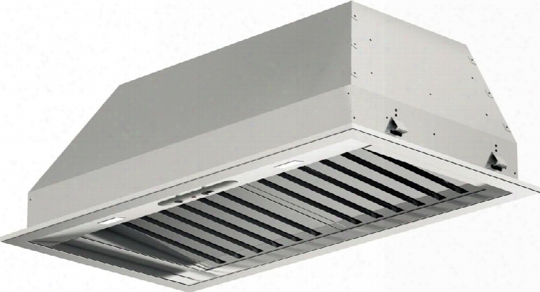 F6bp34s1 35" 600 Series Insert Hood With 600 Cfm 72 Dba Sound Level 4 Speed Mechanical Control Ducted Or Recirculating Pro Baffle Filters And Led Lighting: