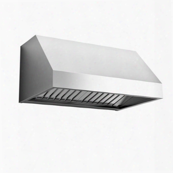 Fp18p36w9ss (pro360) 36" Potenza Collection Professional Wall Mount Range Hood With 1200 Cfm Halogen Lighting Bfafle Filters And Slider Control In Stainless