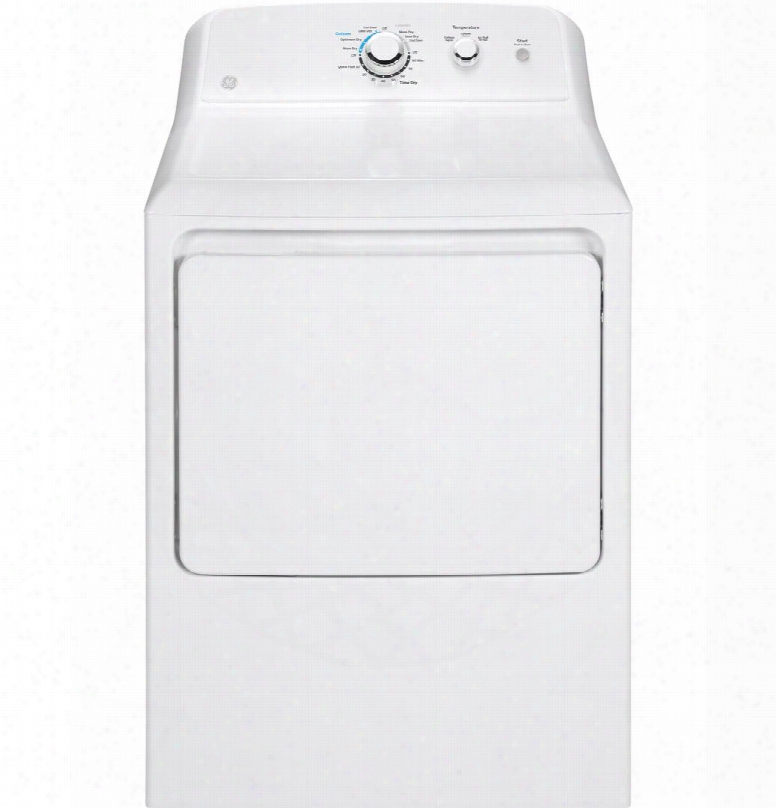 Gtx33gaskww 27" Gas Dryer With 6.2 Cu. Ft. Capacity Aluminized Alloy Drum Auto Dry U P Front Lint Filter And Rotary Electromechanical Controls: