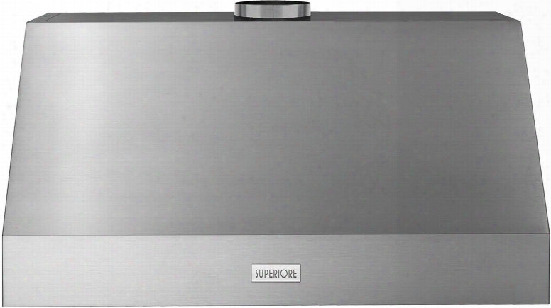 Hp361bss 48" Pro Series Wall  Mount Canopy Pro Style Hood With 600 Cfm Blower Stainless Steel Baffle Filters Electronic Button Control In Stainless