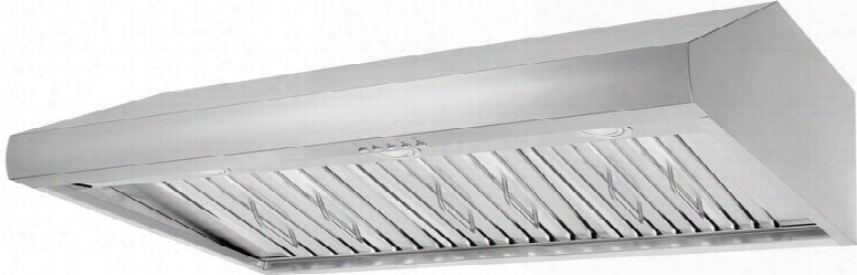 Hrh4806u 48" Under Cabinet Range Hood With 900 Cfm 4 Speed Power Control Dishwasher Safe Baffle Filters And Led Lighting In Stainless