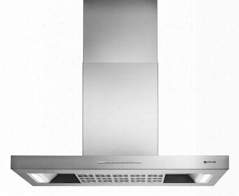 Jxw8736ds 36" Low Profile Canopy Wall Hood With 600 Cfm Dishwasher Safe Metal Filter Led Lighting Sleep Mode 3 Fan Speed Settings In Stainless