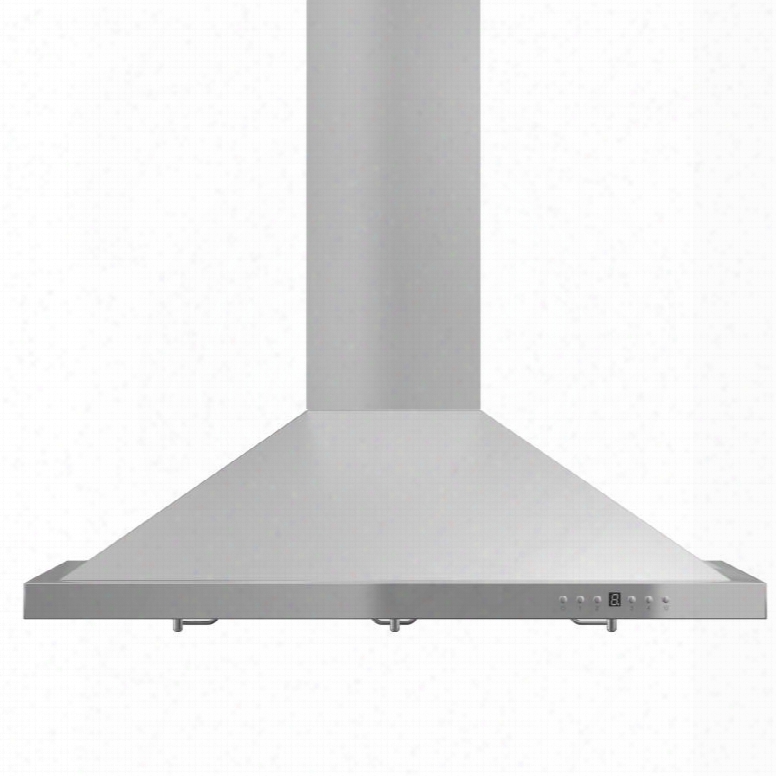 Kb30448 48" Wall Mounted Range Hood With 760 Cfm Built-in Halogen Stainless Steel Baffle Filter And 4 Speed Fans In Stainless