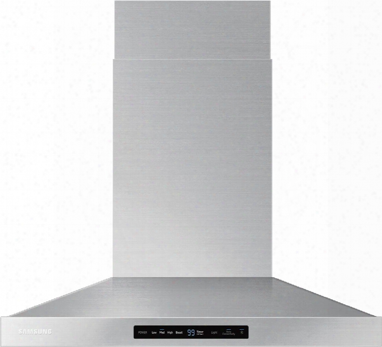Nk30k7000ws 30" Wall Mounted Range Hood With 600 Cfm Led Lighting Baffle Filters And Wifi Cover Connectivity In Stainless