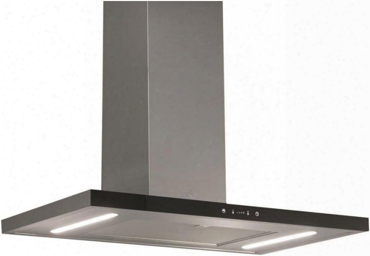 Sutc9236 36" Wall Series Range Hood With 600 Cfm 63 Dba Touch Control Panel Delay Off Timer Light Switch And Grease Aluminum Filter In Stainless