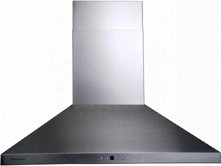 Sv198f36 36" Chimney Style Range Hood With 860 Cfm Blower 6 Fan Levels And Aluminum Grease Filters In Stainless