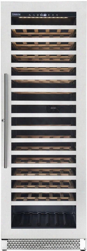 V163wsz Vinoa Series Wine Cooler  With 163 Wine Bottles Capacity Led Digital Control Single Zone Security Lock Automatic Defrost And Charcoal Filter In