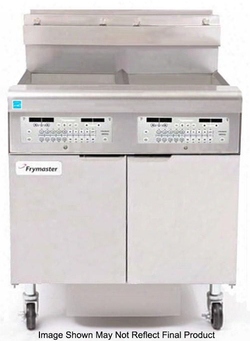 2fqg30u 32" Filterquick Series Energy Star Commercial Gas Fryer With 150000 Btu 60 Lbs Full Pot Capacity Auto Filtration And Auto Top-off In Stainless