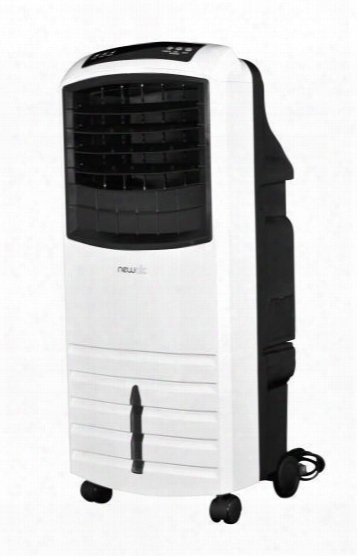 Af1000w Portable Evaporative Cooler With Automatic Air Louvers 300 Sq. Ft. Cooling Raea Coverage Carbon Filter Cellulose Honeycomb Pad Automatic Timer And