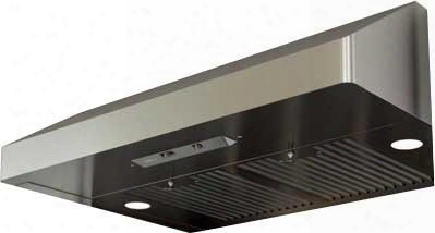 Ak7136as-bf 36" Essentials Power Series Gst Under-cabinet Range Hood With 400 Cfm Baffle Filters 3 Speed Levels Mcehanical Slide Controls And Dual Level