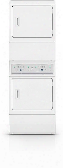 Asge8agw113tw01 27" Stacked Gas Dryer On Dryer With 7 Cu. Ft. Capacity Each Drum Reversible Door Interior Light Up-front Lint Filter Commercial-grade Steel