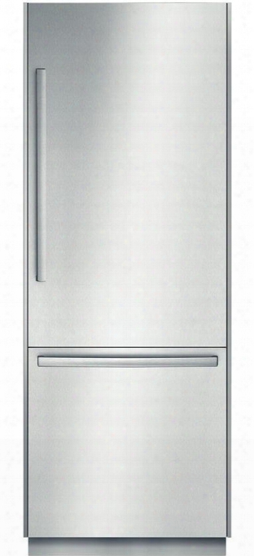 B30bb830ss 30" Built-in Bottom-freezer Refrigeratoor With 16 Cu. Ft. Capacity Dual Evaporators Bright All Led Lighting Filtered Ice-maker And Enregy Star: