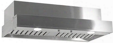 C2048psb-k-ss4 8" Range Hood Insert With 850cfm Stainless Steel Baffle Filters Variable Controls 4.6 Sones Front Panel Lighting And Heat Sensor In