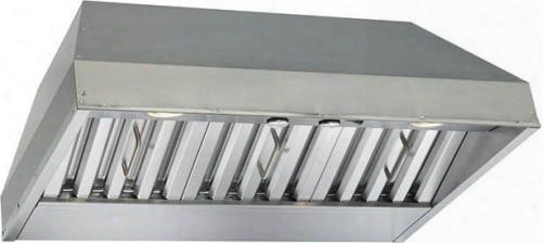 Cp34i429sb 42" Built-in Custom Liner Insert With 8" Round Duct Connector Two-setting Cooktop Lighting And Dishwasher Safe Stainless Steel Baffle Filters: In