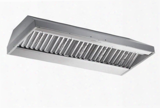 Cp57iqt662sb 64.375" Potenza Series Built-in Range Hood With 1200 Cfm Blower Led Lamp Lighting Electronic Controls Hi-flow Baffle Filters And Heat Sentry
