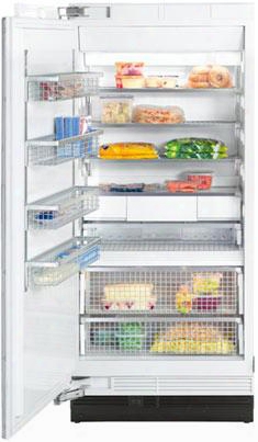 F1913vi 36" Built-in All-freezer With 18.8 Cu. Ft. Capacity Left Side Stability Hinge Rapidcool Ice Maker Water Filter Metal Freezer Baskets And Energy