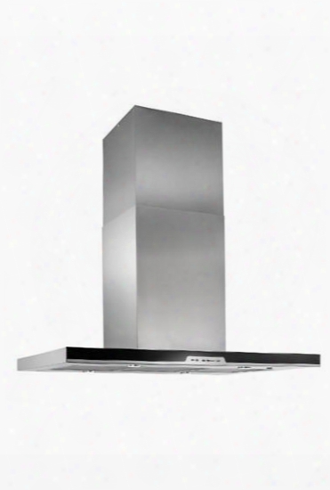 Ic34e100sb 40" Eclisse Island Mount Chimney Hood With Heat Sentry Dishwasher Safe Grease Filters Delay Off Filter Clean Reminder And Led Lighting: