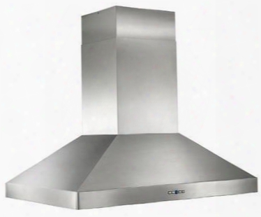 Ipp9e42sb 42" Colonne Island Mount Chimney Style Hood With Heat Sentry Mesh Lined Hi-flow Baffle Filters Delay Off Filter Clean Reminder And Halogen