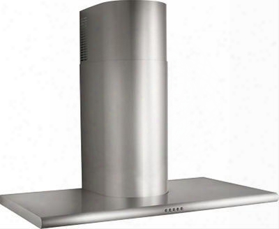K808736ss3 6" Foggia Wall Mount Chimney Hood With 450 Cfm Internal Blower Heat Sentry Delay Shut-off Stainless Steel Mesh Grease Filters Halogen Lights