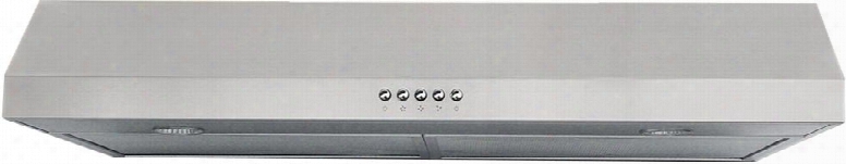 Pf-72e30wh 30" Under Cabinet Range Hood With 300 Cfm 5.0 Sones 3 Speed Level Aluminum Filters And 35w Halogen (2) Lighting In