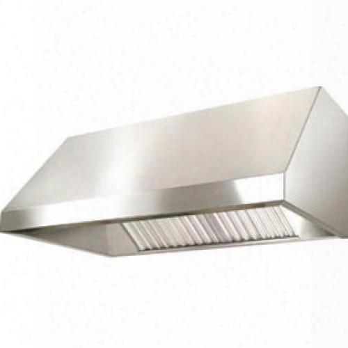 Pl66240 Wall-mount Range Hood With Optional Blowers (sold Separately) Stainlss Steel Baffle Filters Halogen Lights And Variable Fan Control: 66 Inch