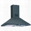 ALI36SS 36" Island Mount Range Hood with 500 CFM Aluminum Mesh Filters Two 40W Candelabras and Slide Controls: Stainless