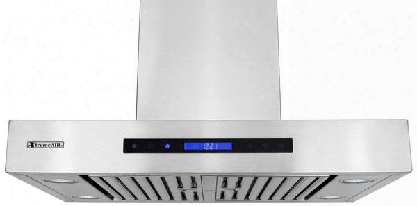 Pro-x Px10-u48 48" Under Cabinet Range Hood With 900 Cfm Touch Sensitive Lcd Electronic Control Panel Remote Control Baffle Filters With Grease Drain Tunnel