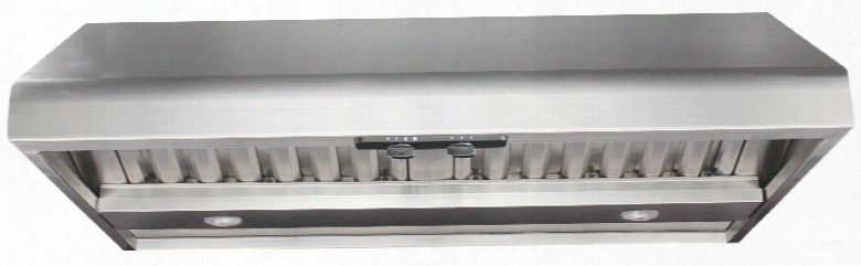 Professional P1036 36" Cabinet Mountec Hood With 300-1200 Cfm Single To 3 Speed Controls And Baffle Filter In Stainless