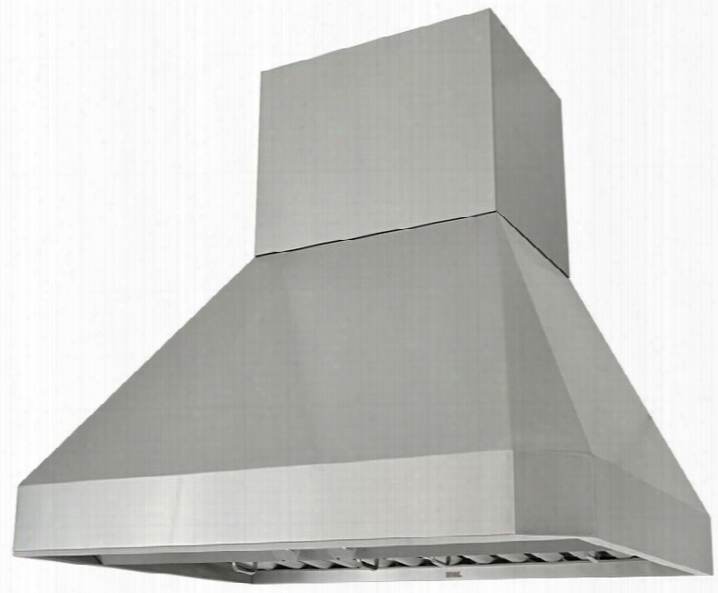 Ra02 Ra0248sqb-1 48" Wall Mount Range Hood With High-performance Fan Easy Controls Bright Lighting Baffle Filter & In Stainless