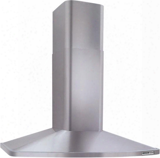 Rangemaster Rm524204 42" Wall Mount Chimney Hood With 370 Cfm Internal Blower Multi-speed Slide Control Heat Sentry Dishwasher-safe Filters And Convertible