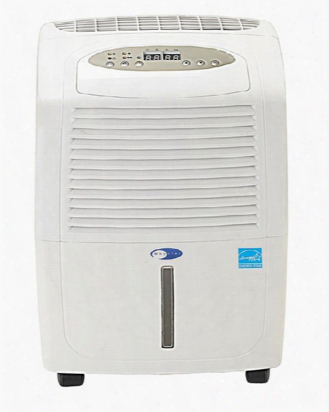 Rpd-302w Energy Star Eco-friendly 30 Pint Portable Dehumidifier With Below 48.4 Dba Operation 12 Pint Removable Water Bucket Washable Pre-filter Auto