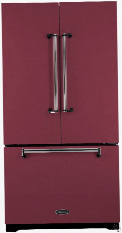 Aga Legacy Amlfdr23 36 Inch Counter Depth French Door Refrigerator With Temperature Controlled Drawer, Tri-level Organization, Ice/water Filters Cantilever Glass Shelves, Wine Rack, Can Racks, Star-k Sabbath Mode, Theater Lighting And 22.6 Cu. Ft. Capacit