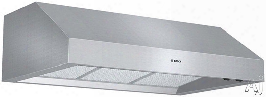 Bosch 800 Series Dph36 Pro-style Under-cabinet Range Hood With 600 Cfm Internal Blower, 2-speed Fan Control, Dishwasher-safe Mesh Filters And Convertible To Recirculating