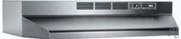 Broan 40000 Series 402404 24 Inch Under Collection  Range Hood With 160 Cfm Internal Blower, Dishwasher-safe Aluminum Grease Filter And 2-speed Control: Staainless Steel