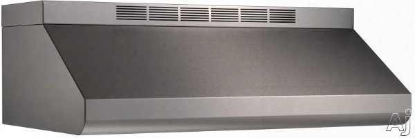Broan Elite E64000 Series E6448tss Pro-style Under-cabinet Canopy Range Hood With Internal Blower, Variable Speed Control, Heat Sentry, Dishwasher-safe Baffle Filters And Convertible To Non-ducted Operation: 48 Inch Stainless Steel/1200 Cfm