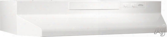 Broan F40000 Series F404211 42 Inch Under-cabinet  Range Hood Wit 190 Cfm Internall Blower, 2-speed Rocker Control, Dishwasher-safe Aluminum Grease Filter And Convertible To Recirculating: Monochromatic White