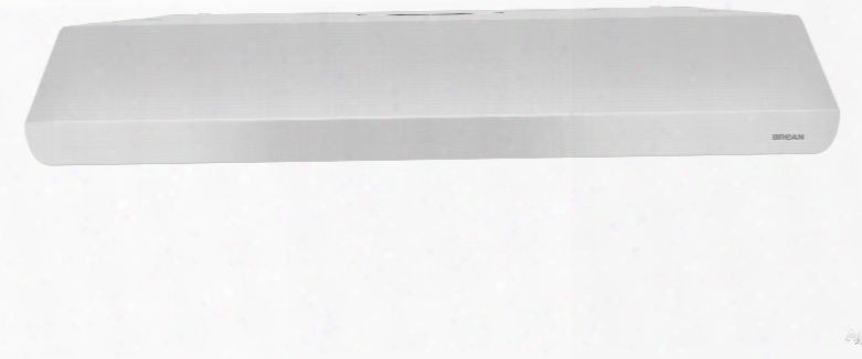 Broan Sahale Bksa130ww 30 Inch Under Cabinet Range Hood With Hidden Rocker Controls, Capturã¢â�žâ¢ System, 250 Cfm Lbower, Aluminum Mesh Filters, 2-level Halogen Lighting And 1.5 Sones Noise Level: White