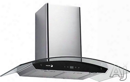 Fagor 60cfg Wall Mount Range Hood With 600 Cfm Internal Blower, 3 Speed Settings, Halogen Surface Lighting, Shut Off Delay Options And Dishwasher Safe Filters