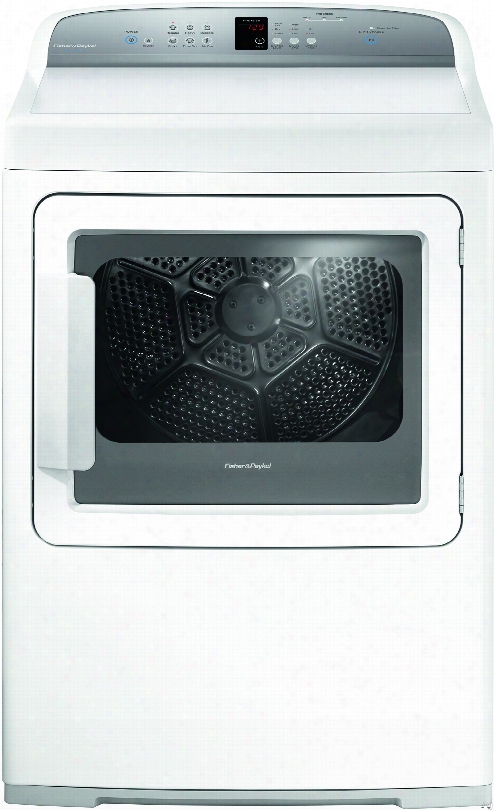 Fisher & Paykel Aerocare De7027g1 27 Inch 7.0 Cu. Ft. Electric Dryer With 6 Dry Cycles, 3 Temperature Selections, Dryness Sensing Technology, Smarttouch Controls, Durable Wotk Surface, Delay Start, Clean Lint Filter Indicator And Timed Dry