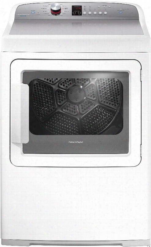 Fisher & Paykel Aerocare De7027p2 27 Inch 7.0 Cu. Ft. Electric Dryer With 12 Dry Cycles, 4 Temperature Selections, Steam, Drying Rack, Smarttouch Controls, Durable Work Surface, Delay Start, Clean Lint Filter Indicator And Timed Dry