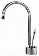 Franke Dw7000100 Cold Water Only Point-of-use Faucet With Frcnstr100 Fillter, Long Lasting Cartridges, Flexible Connecting Tubes, Traditional Design And Icc Certified: Polished Chrome