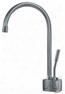 Franke Dw7080100 Cold Water Only Point-of-use Faucet With Frcnstr10 Filter, Long Lasting Cartridges, Flexible Connecting Tubes, Traditional Design And Icc Certified: Satin Nickel