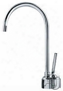 Franke Dw8000100 Cold Water Only Point-of-use Faucet With Frcnstr100 Filter, Long Lasting Cartridges, Flexible Connecting Tubes, Contemporary Design And Icc Certified: Polished Chrome