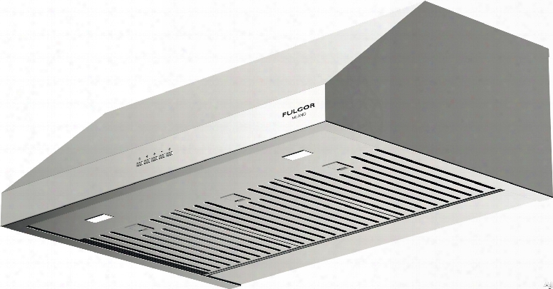 Fulgor Milano F4uc30s1 30  Inch Under Cabinet Hood With 4 Speeds, Led Lighting, Stainless Steel Baffle Filters, 450 Cfm Internal Blower And Recirculating Options