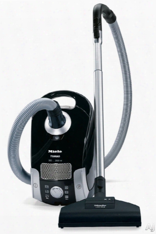 Miele Compact C1 Turbo Team 41cae034usa Compact C1 Turbo Team Canister Vacuum Cleaner With 1,200-watt Vortex Motor, 6 Variable Suction Settings, Airclean Sealed System With Airclean Filter, Filterbag Wit Change Indicator, Dual Parking Positions, Turbocom