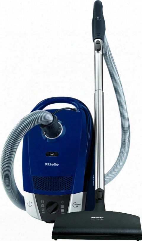 Miele Compact C2 Eries 41dae032usa C2 Compact Topaz Canister Vacuum Cleaner With 6 Variable Power Settings, Airclean Filter, Airclean Sealed System, Electrocomfort Brush, Parquet Twister To Ol And 33 Ft. Operating Radius