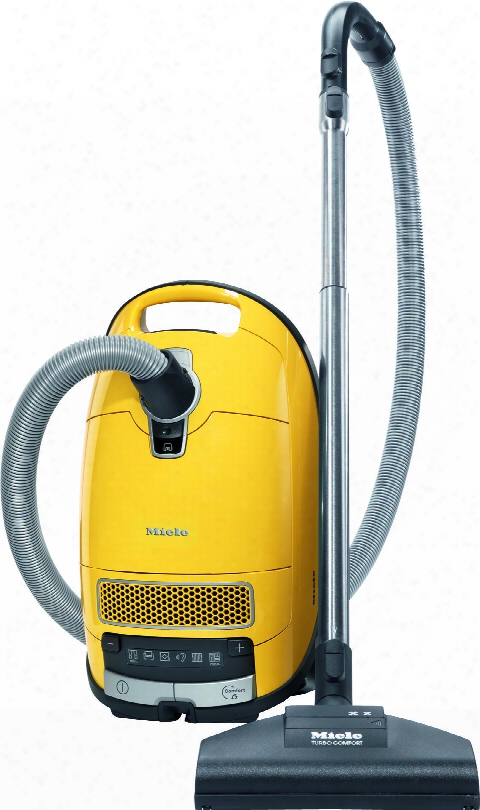 Miele Complete C3 Series 41gfe036usa Miele C3 Calima Canister Vacuum Cleaner With 1,200-watt Vortex Motor, 6 Speed Settings, Footswitch Controls, Parquet Twister Floor Brush, Hepa Clean Air Filter, Automatic Cord Rewind And 36 Ft. Cleaning Radius