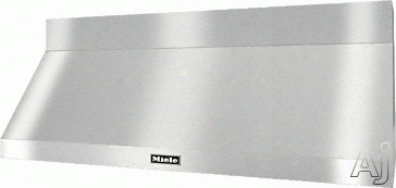 Miele Dar1260 60 Inch Wall Mount Range Hood With Temperature Sensor, Cleancover, Led Clearview Lighting, Stainless Steel Baffle Filters, Dishwasher-safe Filters, 3 Speeds And 1,200 Cfm